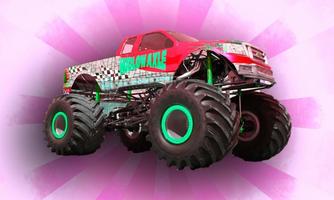 پوستر Monster Truck Hill Racing