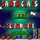 Santa Claus Sleigh Ride Zeichen