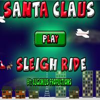 Santa Claus Sleigh Ride Plakat