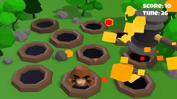 Hammer the hole with Mole 3D poster
