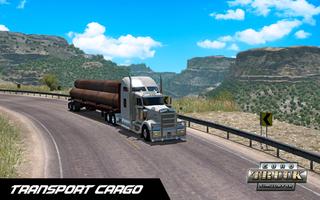 Real Euro Truck : Driving Simulator Cargo Delivery Affiche