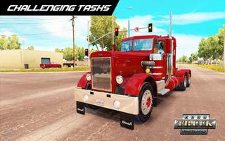 برنامه‌نما Real Euro Truck : Driving Simulator Cargo Delivery عکس از صفحه