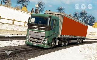 Euro Truck: Heavy Cargo Transport Delivery Game 3D Affiche