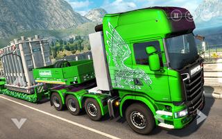 Euro Truck: Heavy Cargo Transport Delivery Game 3D capture d'écran 1