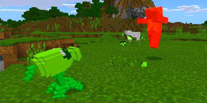 Plant Vs Zombie Addon Minecraft Pe For Android - Apk Download
