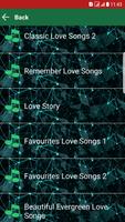 Evergreen Love Songs capture d'écran 1