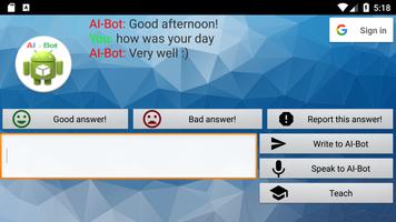 AI - Bot الملصق