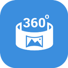 360 video player view Panorama 360degree icono