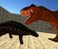 Dino Anky vs T-Rex  Colloseum Affiche