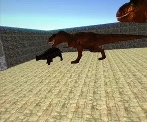 Dino Anky vs T-Rex  Colloseum APK download