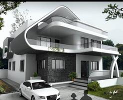 Exterior Architecture House poster