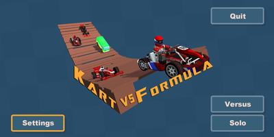 Kart VS Formula Mini Car Race ポスター