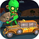 Spooky Zombie Town Car Race 图标