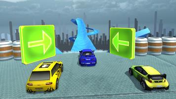 Sports Cars Water Sliding Game capture d'écran 2