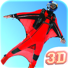 Extremsportarten: Skydive 3D Zeichen