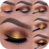 Augen Make-up Tutorial. Zeichen