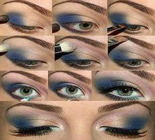 Poster Eye Make Up Step by Step