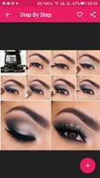 پوستر Eyes makeup steps for girls