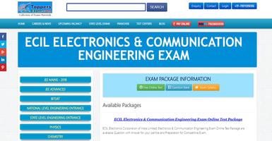 ECIL ELECTRONICS & COMMUNICATION ENGINEERING EXAM Affiche