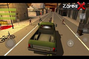 Zombie X City Apocalypse capture d'écran 1