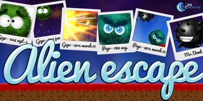 Alien escape P&G: Runner game Affiche