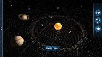 Solar system planet:  3D Universe Simulator Plakat