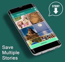 EZ Story Saver for WhatsApp Affiche
