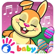 Easter Bunny Baby Music Box