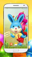 Easter Bunny Live Wallpaper HD capture d'écran 2