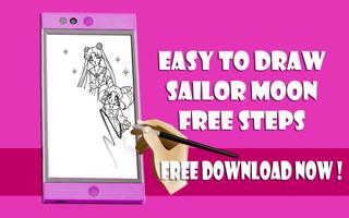 Easy To Draw Sailor Moon Kids capture d'écran 1