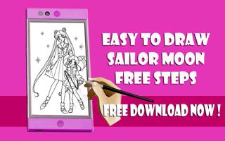 Easy To Draw Sailor Moon Kids capture d'écran 2