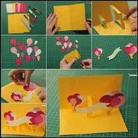 Tutorial Pop Up 3D Card captura de pantalla 2