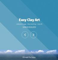 Gemakkelijk Clay Art-poster