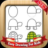 Easy Drawing For Kids Plakat