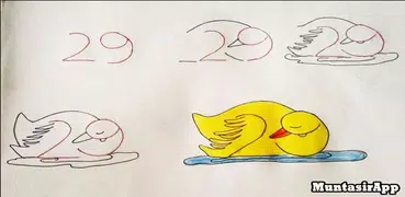 Einfache Zeichnung für Kinder