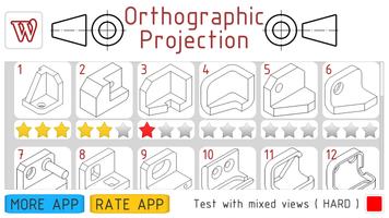 Orthographic Projection Plakat