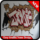 Einfacher Graffiti-Namensentwurf Zeichen