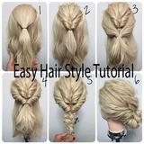 Easy Hair Style Tutorial icône