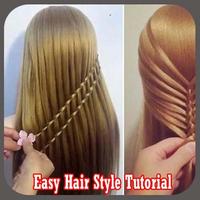 Easy Hair Style Tutorial Affiche