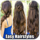 Easy Hairstyles-icoon