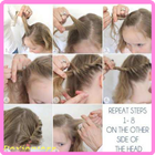 Simple Little Girl Hairstyles icône