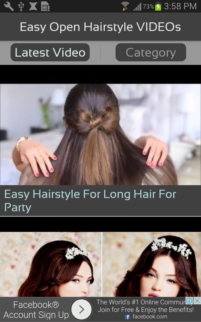 easy open hairstyle videos for android - apk download