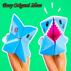 Idées faciles d'origami icône