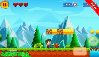 Super Edds Jungle Adventure Game world اسکرین شاٹ 1