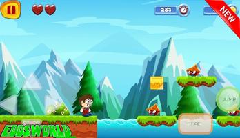 Super Edds Jungle Adventure Game world تصوير الشاشة 2