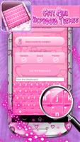 Cute Pink Keyboard Themes اسکرین شاٹ 1