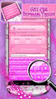 Cute Pink Keyboard Themes اسکرین شاٹ 3