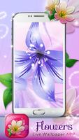 Flowers Live Wallpaper App 포스터