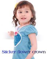 Editor sticker flower crown syot layar 1
