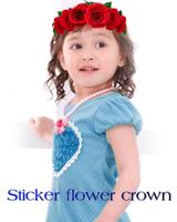 Editor sticker flower crown syot layar 2